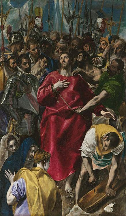 El Greco The Despoiling of Christ (mk08) Spain oil painting art